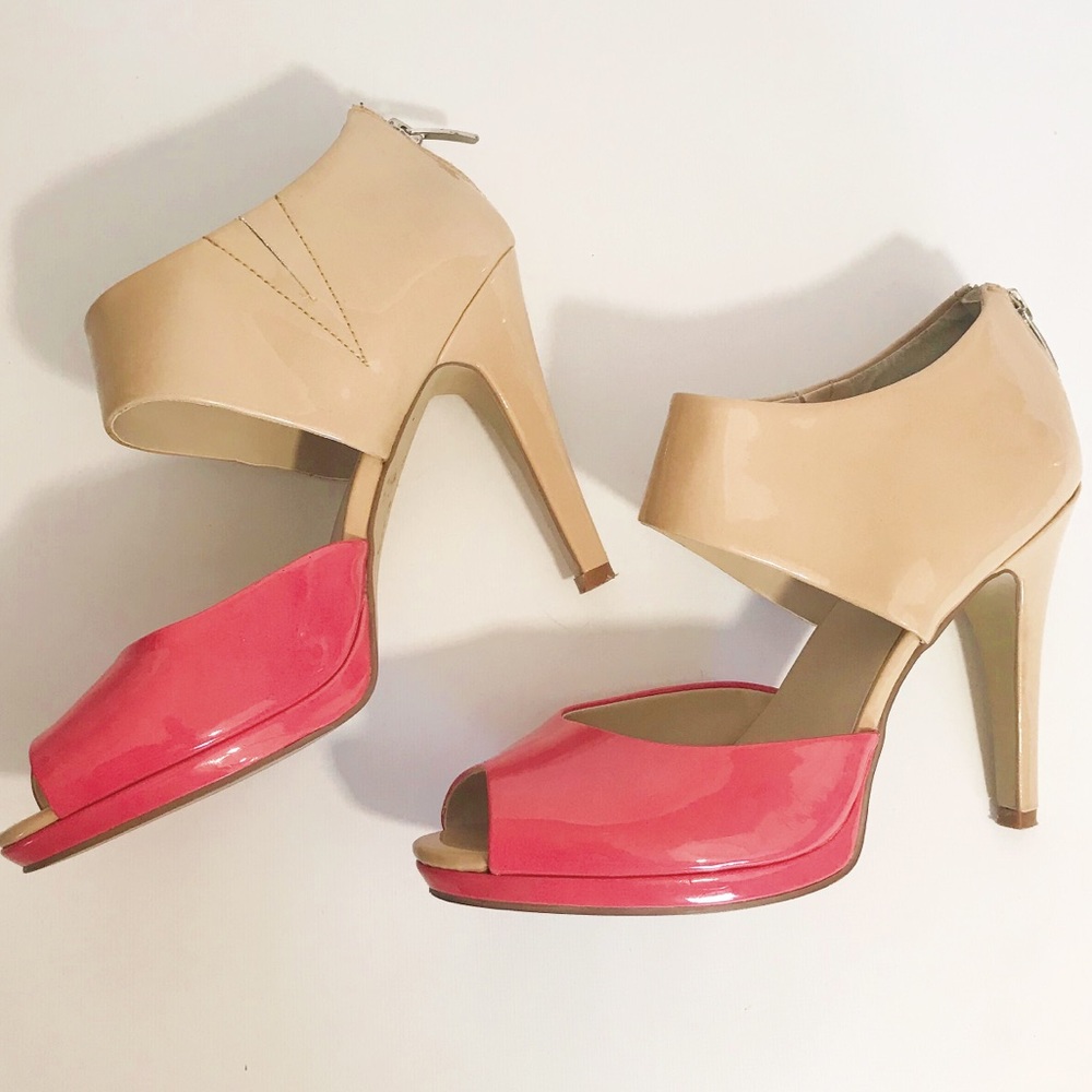 Nine West Faux Patent Leather Jingles Heel